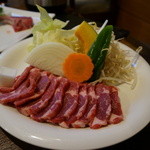 遠野食肉センター - ジンギスカン単品１人前・・旨くて追加シマシタ・・(*´∀｀)