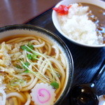 うどん処　ゆずりは - ランチ　カレーセット（\500）