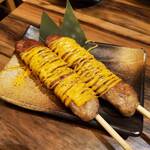 海の達磨 魚心 - 牛タンつくねチーズ焼き