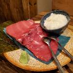 海の達磨 魚心 - 本鮪の中落ち、酢飯、のり