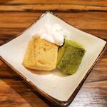 海の達磨 魚心 - 本日のデザート(わらび餅)