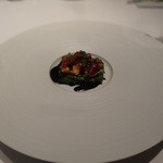 カンテサンス - グリーンアスパラのローストとホタル烏賊