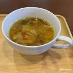 カフェ いっぽ - 白いミネストローネ