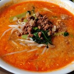 ニイハオ - 令和6年9月 ランチタイム(11:30〜13:55)
麺セット 税込1210円
担々麺、ライス大、小鉢、鶏唐揚げ、蒸し物2種