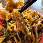 もみの木 - もみの木名物から揚げ焼きそば4(焼きそばが本当に美味しい！)