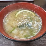 花もめん - みそ汁