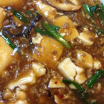 自慢亭 - 麻婆豆腐 定食で800円