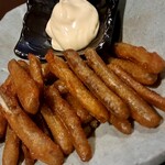 やきとり 亀屋 - ごぼうの唐揚げ