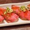 割烹 三松 - ローストビーフにぎり