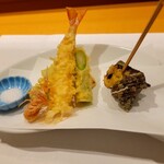 鮨 玉かがり 天ぷら 玉衣 - 