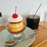 caffe ComeSta - 復古布丁＋冰咖啡