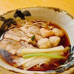 築地薮そば - 鴨南ばん