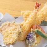 築地薮そば - 天ぷら盛り合わせ