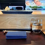 Sushi Kashiba - counter setting