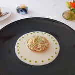 シェ オリビエ - ズワイ蟹のタルト、シャンパンソース