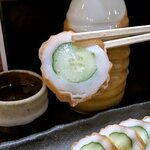 さえんば吾平 - 高知の“ちくきゅう”はキュウリが丸ごと詰まっているのが特長
