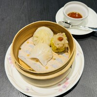 広東料理　翡翠廳 - 小籠包　海老蒸し餃子　シュウマイ