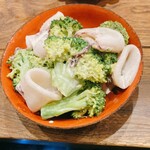 おばんざい あんこ - ブロッコリーと小イカのタルタル