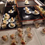 グランドメルキュール浜名湖リゾート&スパ - 最中鮨、カップ鮨。浜名湖らしく鰻メニュー。