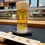 寿し辰 - やっぱりサッポロっしょ♪ ”(*>∀<)o(酒)"