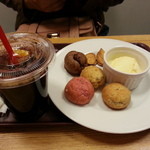 らぽっぽプラスカフェ - おさつ木の実パイプレートセット　529円