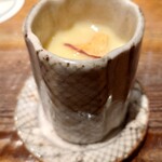 鮨処 一石三鳥 - 安納芋の摺り流し。お芋よりお芋。