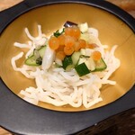 鮨処 一石三鳥 - お魚の麺。すり身だから蒲鉾系