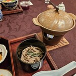 旅館花屋 - お出汁が温まったら…