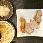 蕎斬 - ■トッピング とんかつ ￥500