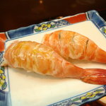 ほてい鮨 - 赤足エビの握り