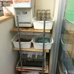 ラーメン荘 歴史を刻め - 水、箸、レンゲ、おしぼりはセルフサービス。(2014.4.18)