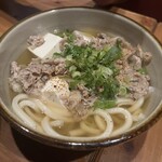 にこん - 裏メニュー？　まかない用　肉吸い饂飩