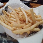 府中日本酒バルTOKUTOUSEKI - お刺身3種、具沢山鍋付き秋のスタンダードコースの和風だしのポテトフライ