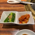 SATOブリアン七番 - キムチ盛り