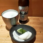 鳥megu - お通しはお新香