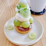 仄々ごはん - シャインマスカットタルト