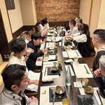 銀座 鮨 いな田 - 経営計画の後のコンパ