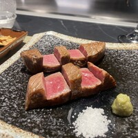 鉄板焼き あさひ - シャトーブリアン、サーロイン