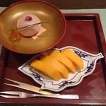 河庄利宮 - ［３回目］河庄コース(10000円)・果物と甘味