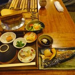 囲炉裏料理わ - 焼き魚のランチ　汐サバ