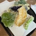 そば処 湧水 - 野菜の天ぷら