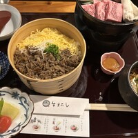 すき焼きと牛まぶし ももしき - 