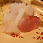 しのはら - 熱海産金目鯛・五島列島アオリイカ・目板カレイ