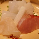 しのはら - 熱海産金目鯛・五島列島アオリイカ・目板カレイ