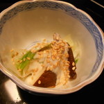 しのはら - 原木椎茸・うるいの胡麻酢かけ