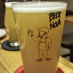 BEER NOVA - クラフトビール2杯目は、密かに狙っていた桃ヴァイツェン！