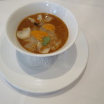 シック プッテートル - 地蛤のロワイヤル、雲丹とノレソレ、筍とバターのソース2