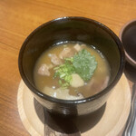 炭焼処 四季匠 - お通しの茶碗蒸し