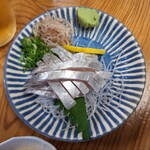 おぐろのまぐろ - 太刀魚糸造り