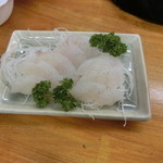 よっちゃん - 黒鯛刺身６００円